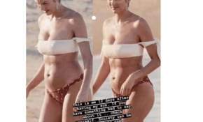 La aplaudida respuesta de modelo de Victoria’s Secret criticada por su abdomen tras dar a luz [FOTO]