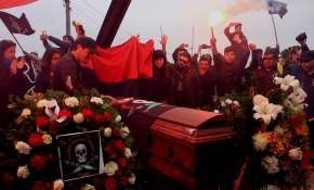 [FOTOS] El emotivo funeral del dirigente sindical de Quintero Alejandro Castro