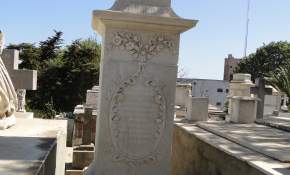 Restauran tumba de la hija de Arturo Prat en Valparaíso