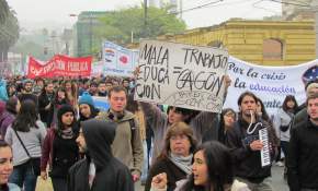 Marcha estudiantil: El intento de recuperar el trazado histórico de Valparaíso