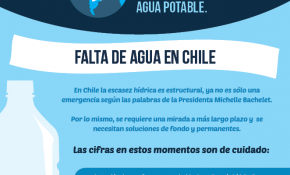 [Infografía] El agua, recurso esencial en Chile y el mundo pero que escasea  