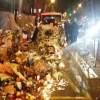Ofrenda chilena preside homenaje callejero a víctimas en Bataclan, París