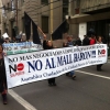 Porteños protestaron contra el Mall Barón
